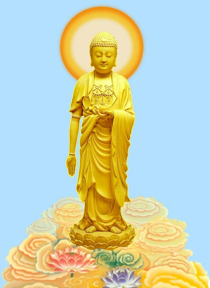 Hình nền điện thoại Phật A Di Đà đẹp nhất 