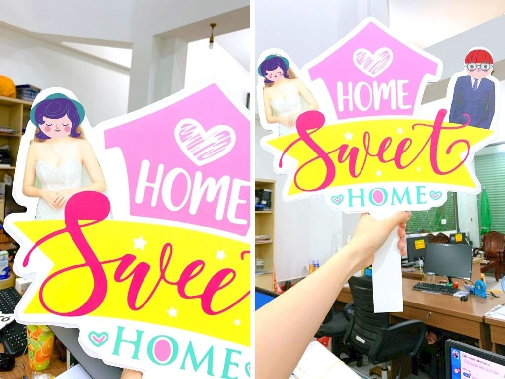 In hashtag cầm tay đám cưới TPHCM - Mẫu thiết kế, kho vector chuẩn kích thước