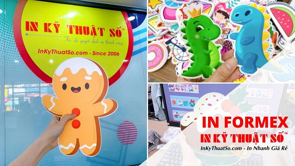 Xưởng in formex cắt CNC làm mô hình, mockup, standee, sticker, hashtag