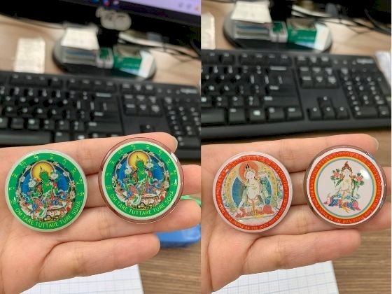 Huy hiệu Mica - Quà lưu niệm Mica - In UV trên mica mọi kích thước