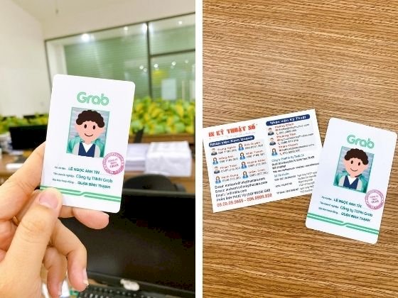 In băng tay - thẻ tên Shipper giao hàng có mã QR riêng biệt