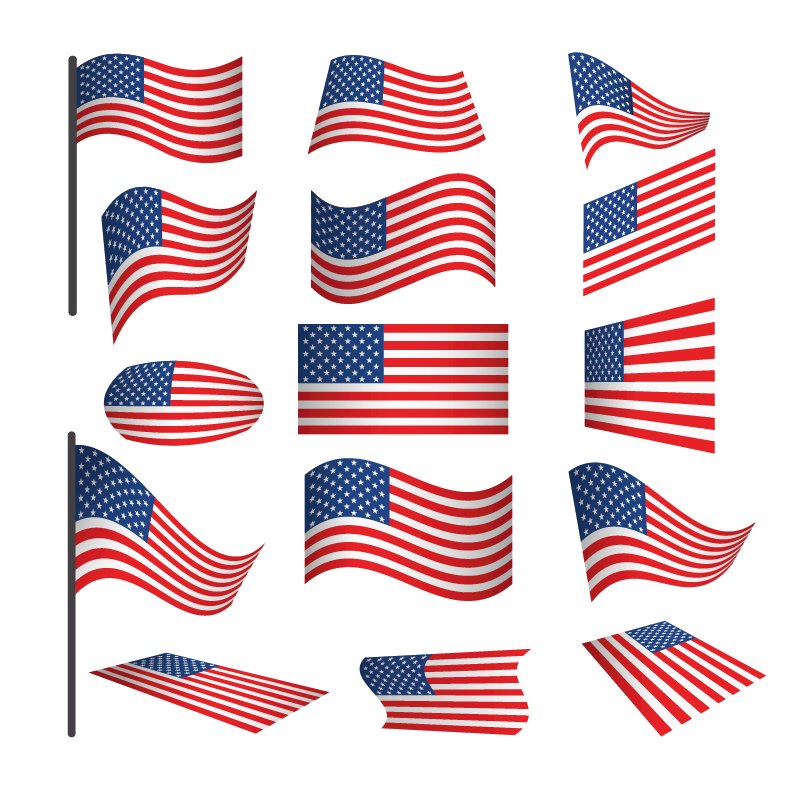 Top 99 hình ảnh lá cờ Mỹ vector đẹp nhất - Tải miễn phí