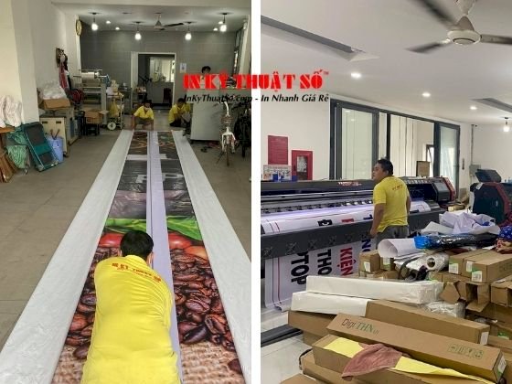 In Hiflex dán nối tấm lớn, in bạt quảng cáo siêu to khổng lồ