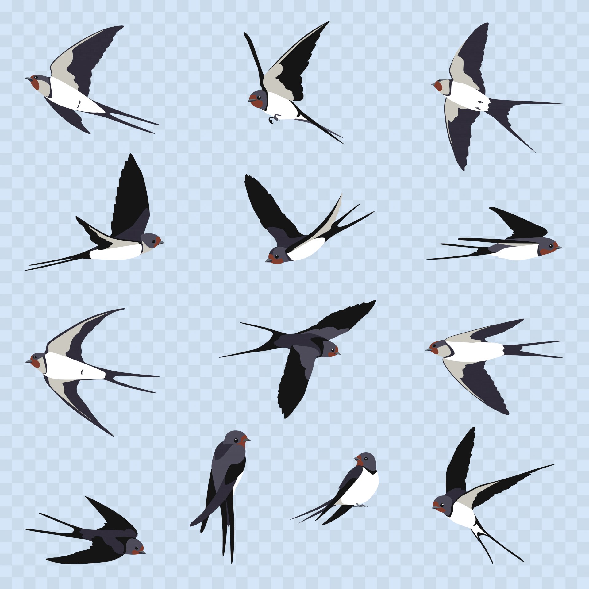 Download free vector chim én mùa xuân đẹp mới nhất file SVG, AI, JPG, PDF,  EPS, PNG