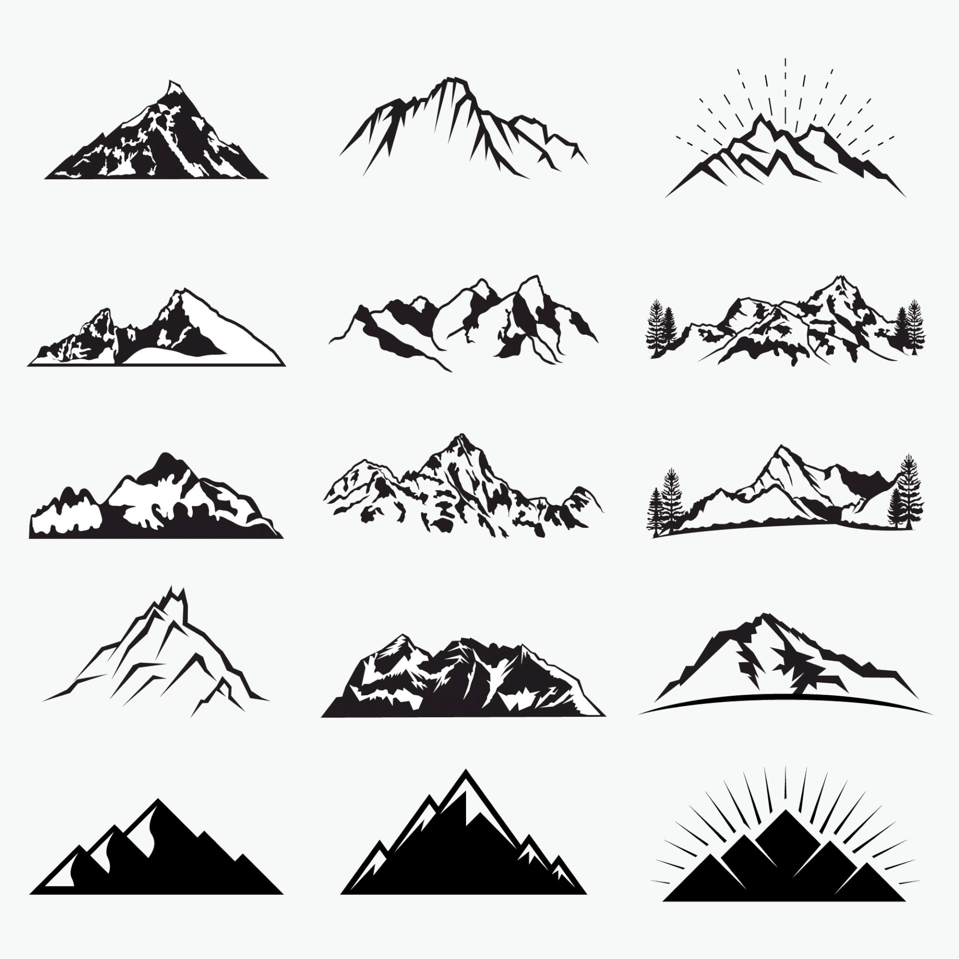 ngọn núi phim hoạt hình  Vẽ tay treo Đảo png tải về  Miễn phí trong suốt  Nghệ Thuật png Tải về