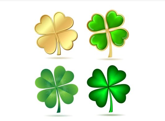 Tải cỏ 4 lá vector đẹp file AI, EPS, SVG, PNG miễn phí