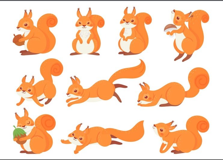 Tải con sóc vector đẹp file AI, EPS, SVG, PNG miễn phí