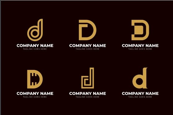 Tải D Logo Vector, Ai, Eps, Svg, Png, Mẫu Logo Chữ D Đẹp, Cách Điệu Miễn Phí