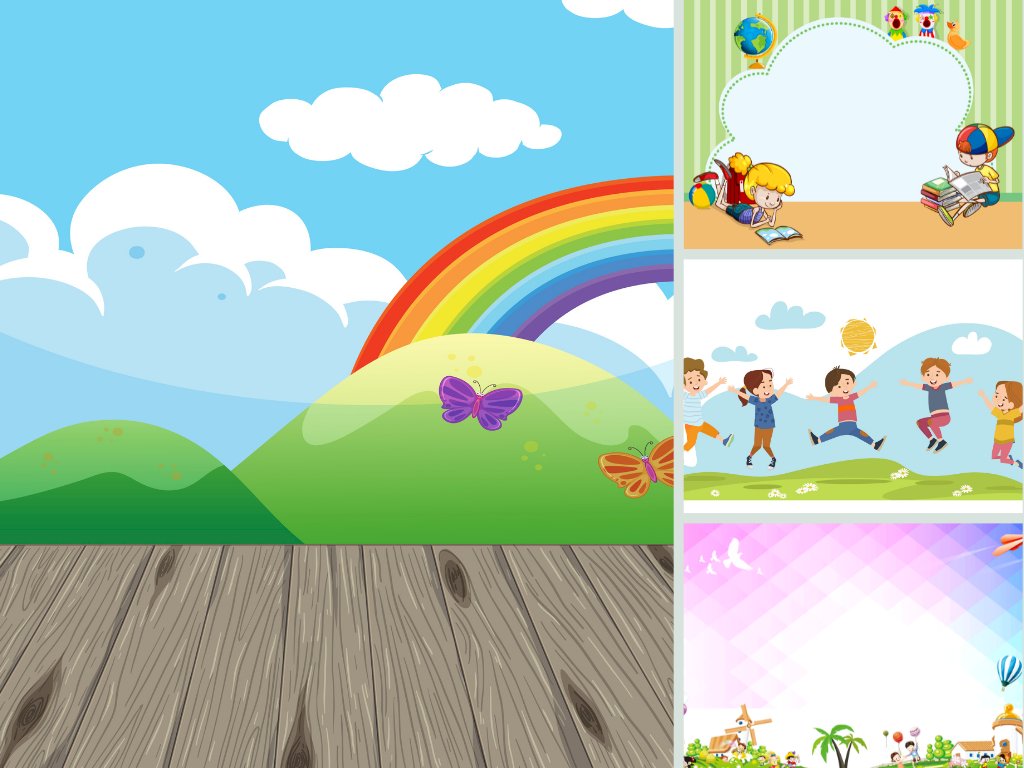 Fondos de pantalla preescolar lindos y coloridos