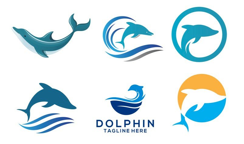 Tải logo cá heo file SVG, AI, EPS, CDR, PNG, JPG, PDF - Logo hình cá heo đẹp