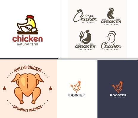 Tải logo con gà đẹp file Vector, AI, EPS, SVG, PNG miễn phí