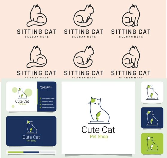 Tải logo con mèo đẹp file Vector, AI, EPS, SVG, PNG miễn phí