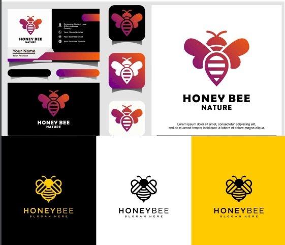 Tải logo con ong đẹp file Vector, AI, EPS, SVG, PNG miễn phí