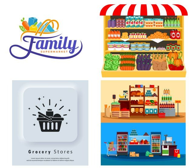 Tải logo cửa hàng tạp hóa file SVG, AI, EPS, PNG, JPG, PDF