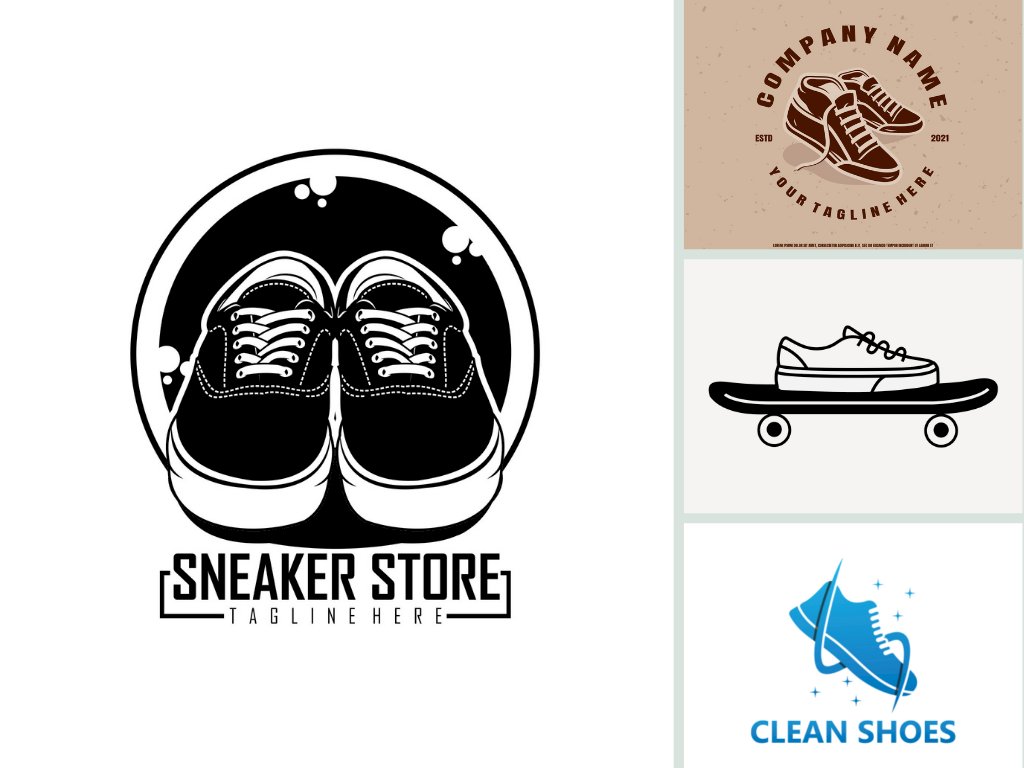 Sneakers Logo Vector Art, Icons, and Graphics for Free Download