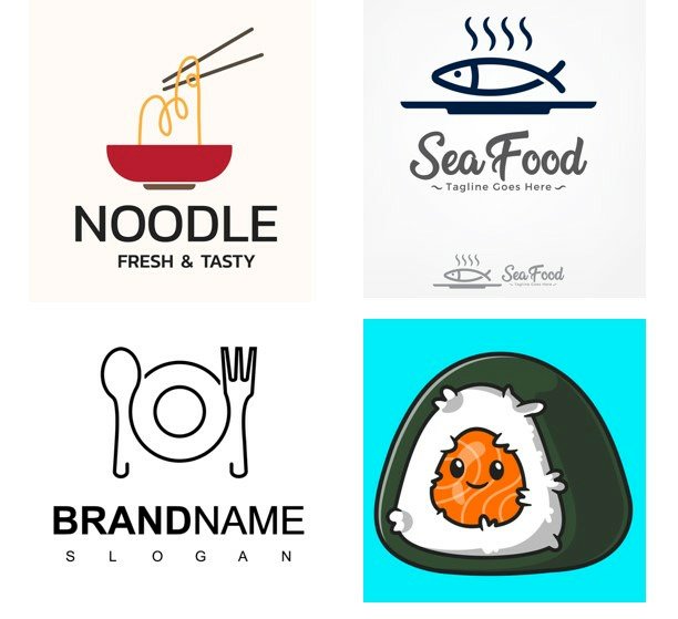 Tải logo quán ăn file SVG, AI, EPS, PNG, JPG, PDF