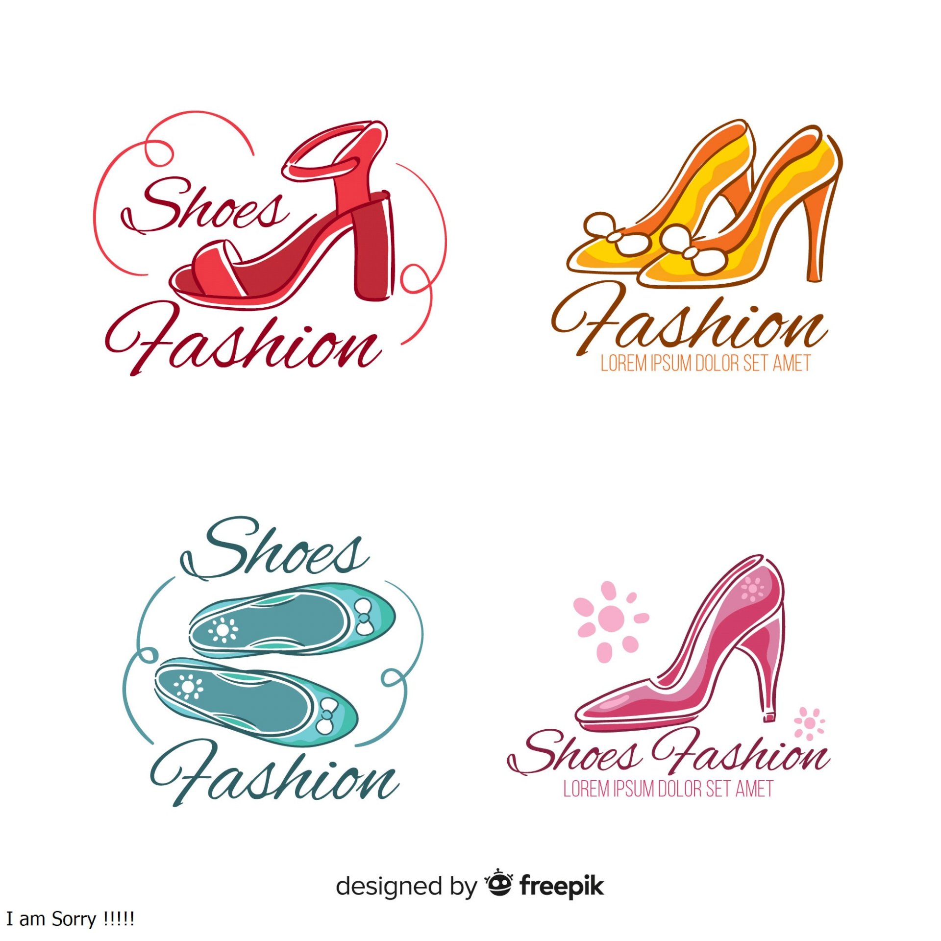 Tải mẫu logo shop giày file vector AI, EPS, JPEG, PNG