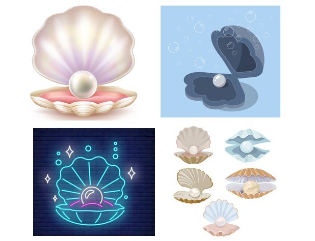 Tải ngọc trai vector đẹp file AI, EPS, SVG, PSD, PNG, JPG/JPEG miễn phí