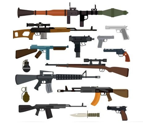 Tải súng vector đẹp file AI, EPS, SVG, PSD, PNG miễn phí
