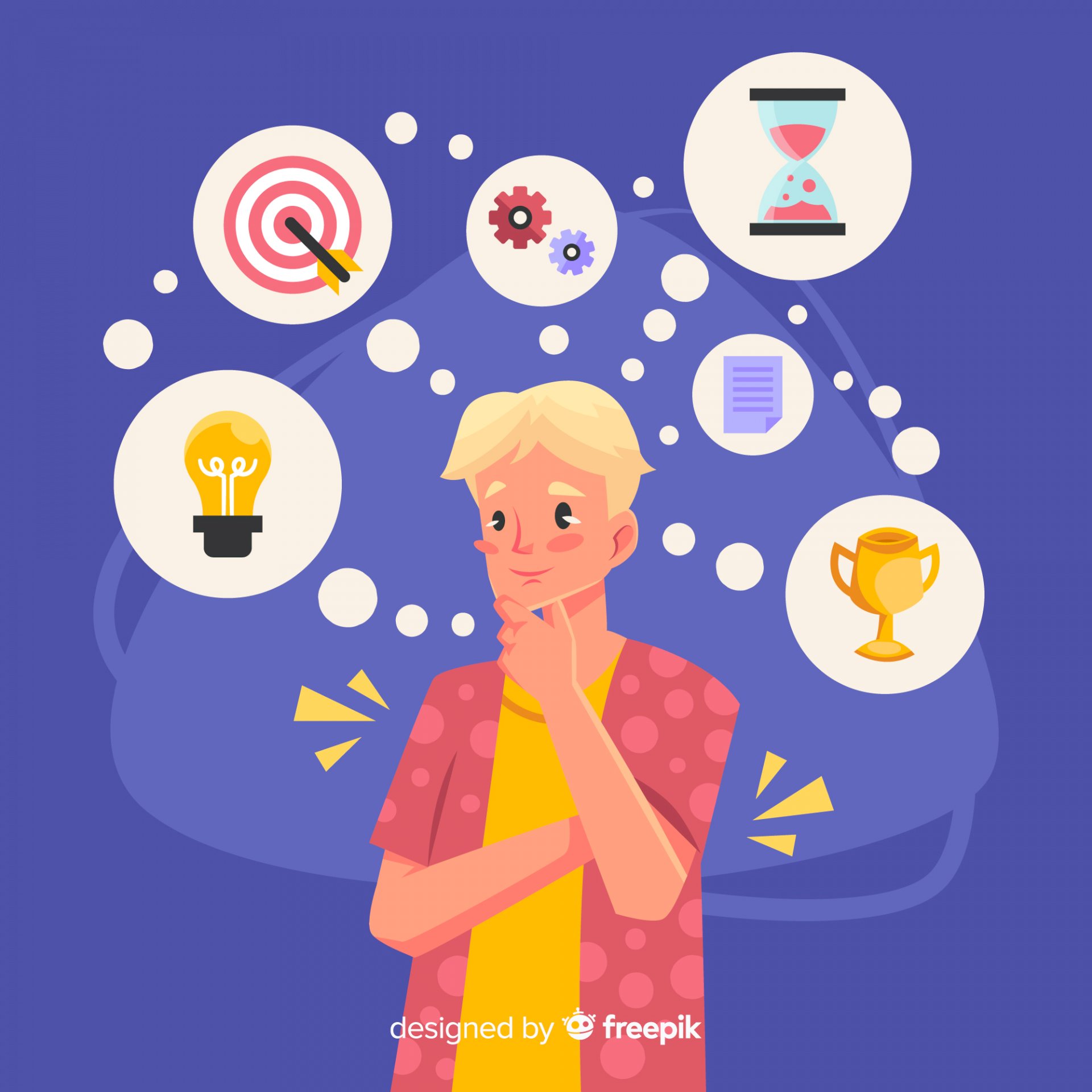 Tải mẫu suy nghĩ vector đẹp file AI, EPS, SVG, PNG miễn phí