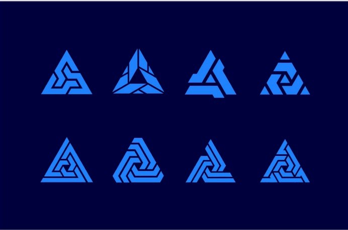 Tải tam giác vector đẹp file AI, EPS, SVG, PSD, PNG miễn phí