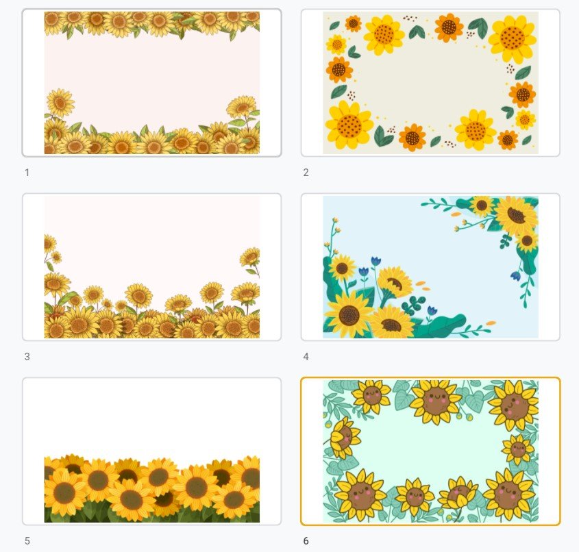 500 mẫu phông nền hoa hướng dương với tông màu vàng nổi bật