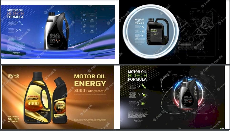 Mẫu banner dầu nhớt đẹp file Vectors, AI, EPS, PSD tải miễn phí