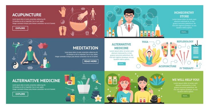 Mẫu banner đông y đẹp file Vectors, AI, EPS, PSD