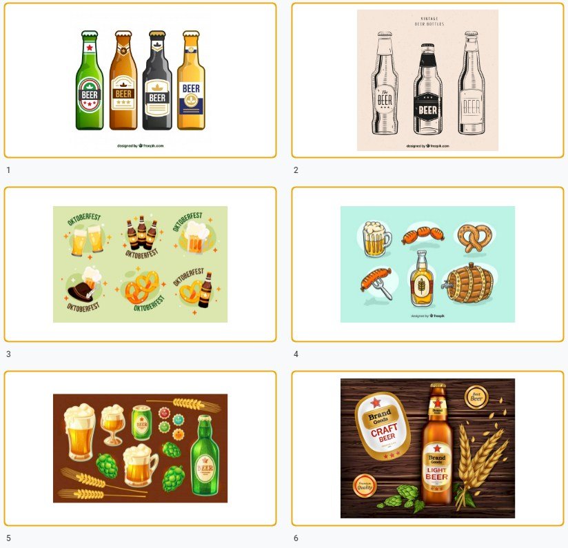 Tải mẫu chai bia vector file AI, EPS, PSD, PNG đẹp miễn phí
