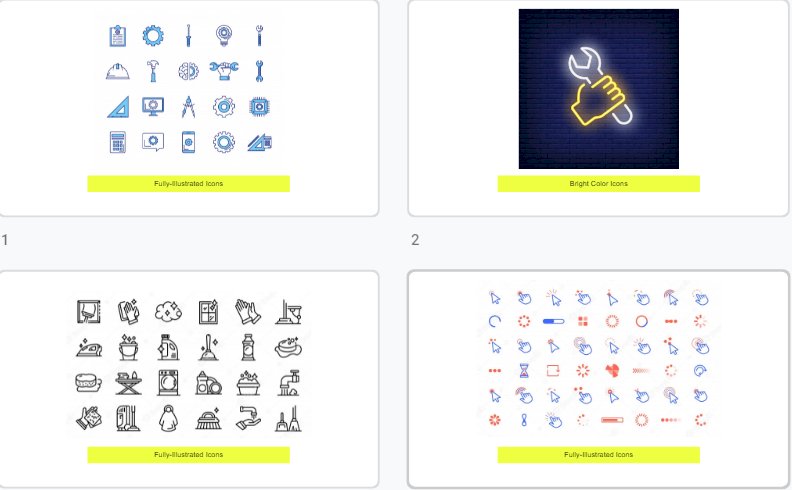 Tải mẫu icon tiện ích file vector AI, EPS, SVG, PNG đẹp miễn phí