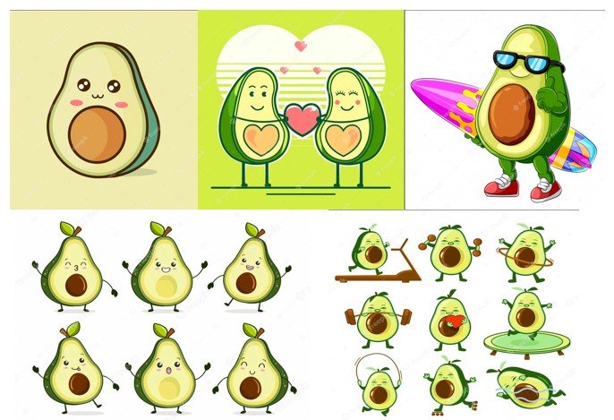 Top 100 hình mẫu hình vẽ sticker dễ thương bơ dễ thương, hóa học, ngầu tệp tin PNG, Vector
