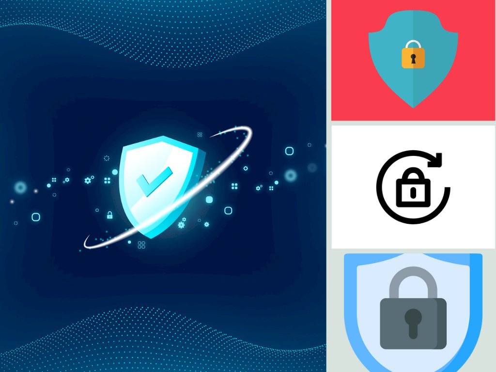 Mẫu icon bảo mật file vector AI, EPS, PSD