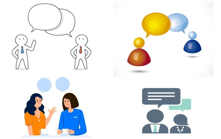 Mẫu icon giao tiếp đẹp vector AI, EPS, PSD