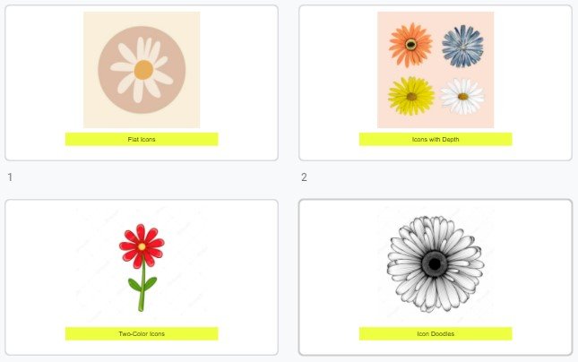 Tải mẫu icon hoa cúc file vector AI, EPS, SVG, PNG đẹp miễn phí
