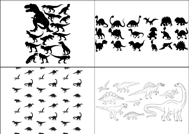  Mẫu icon khủng long đẹp file Vectors, AI, EPS, PSD tải miễn phí