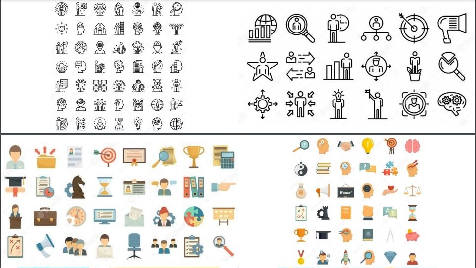 Mẫu icon kỹ năng đẹp file Vectors, AI, EPS, PSD tải miễn phí