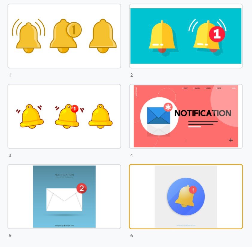 Tải icon thông báo đẹp, chất, độc đáo file vector AI, EPS, PSD
