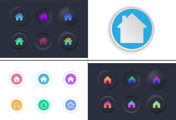 Mẫu Icon Trang Chủ đẹp File Vectors Ai Eps Psd Tải Miễn Phí