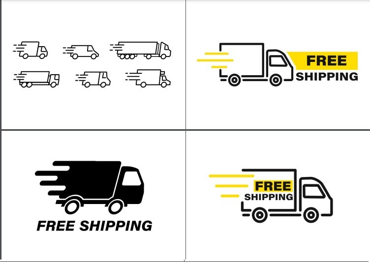 Mẫu icon vận chuyển đẹp file Vectors, AI, EPS, PSD tải miễn phí