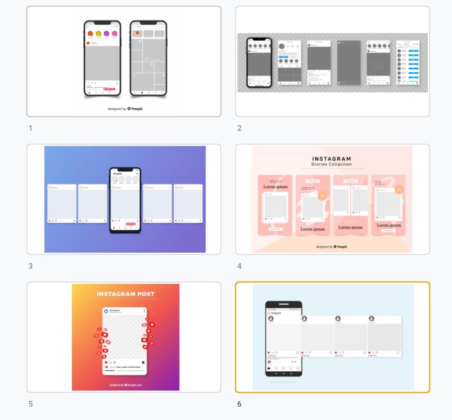 Tải mẫu khung instagram để ghép ảnh chất, ngầu, dễ thương file PNG, PSD, Vecto