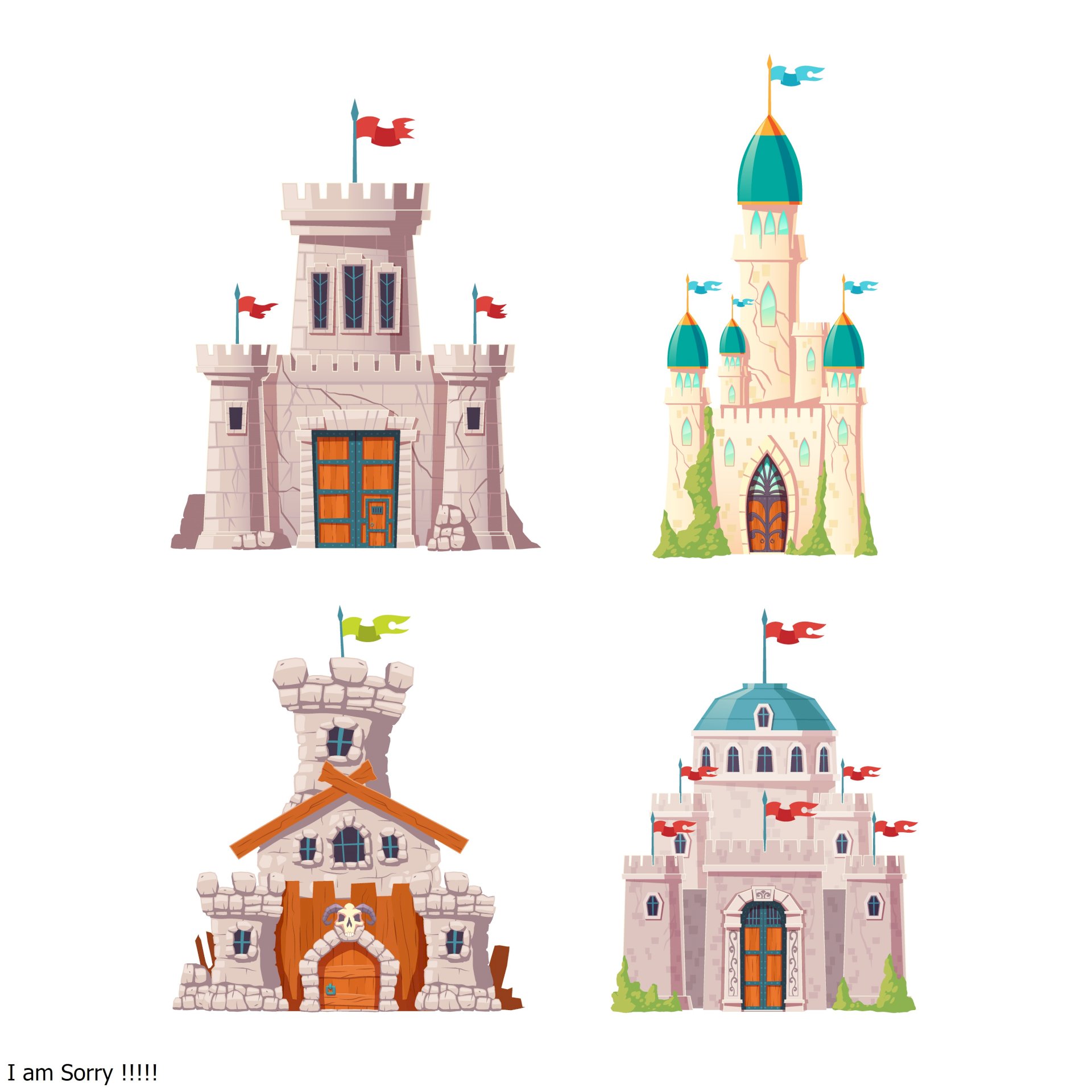 Tải lâu đài vector đẹp file AI, EPS, SVG, PSD, PNG, JPG/JPEG miễn phí