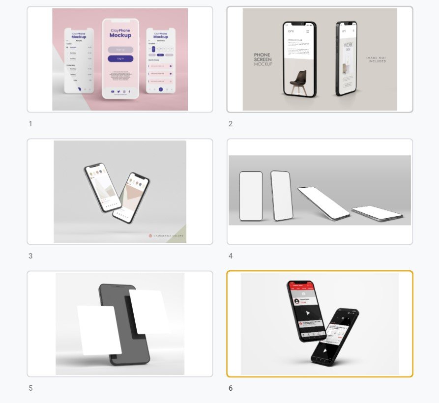 Tải mẫu mockup điện thoại đẹp, chất, sang trọng file vector AI, EPS, PSD