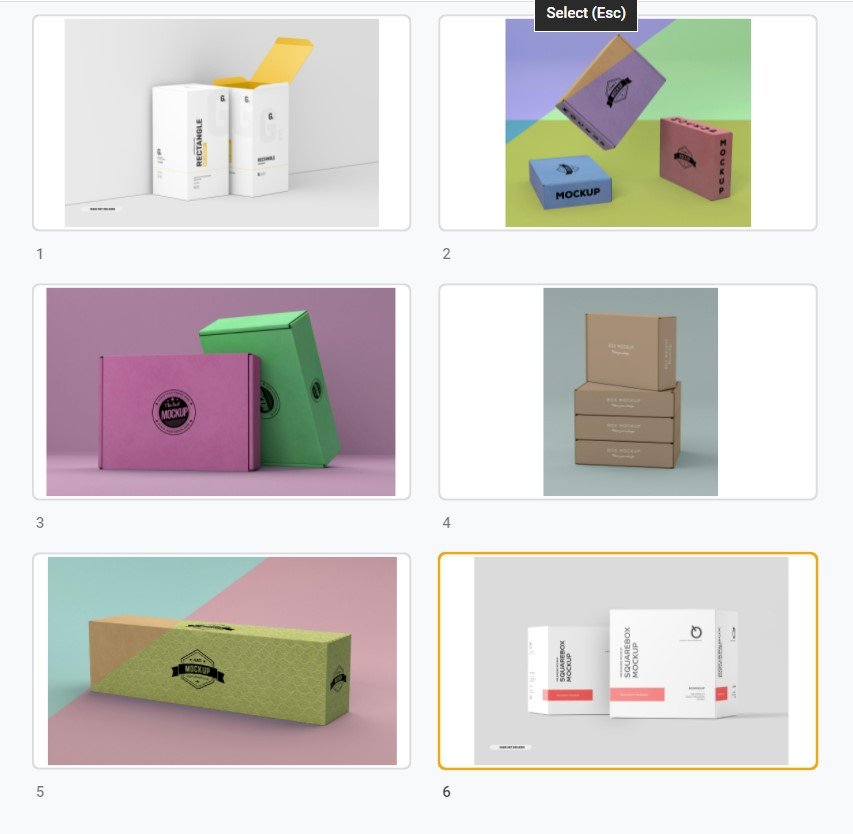 Tải mẫu mockup hộp giấy đẹp, chất, sang trọng file vector AI, EPS, PSD