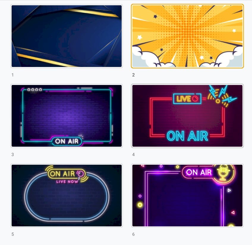 Phông nền livestream đẹp file PSD hình ảnh chất lượng cao, kích thước lớn