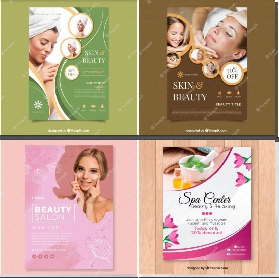 Mẫu poster spa đẹp file Vectors, AI, EPS, PSD tải miễn phí