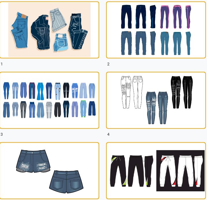 Mẫu quần icon đẹp file vector AI, EPS, PSD