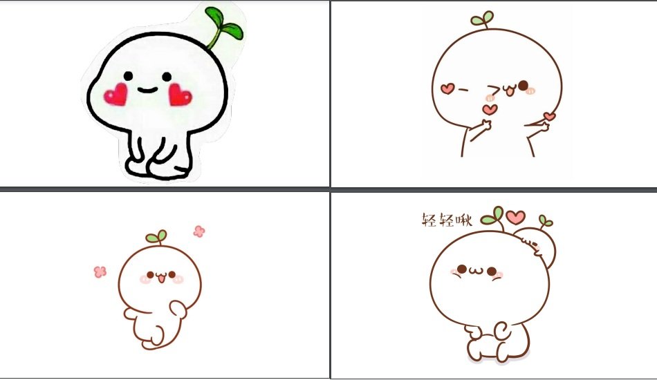 Top 99 hình ảnh chibi sticker cute lá chona đẹp nhất hiện nay