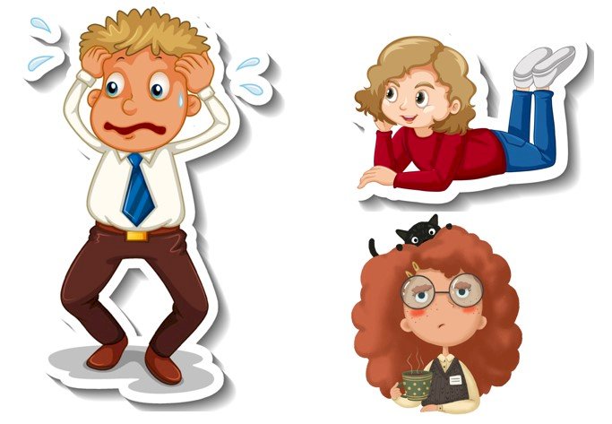 Top 100 mẫu sticker người cute, dễ thương, chất, ngầu file PNG, Vector