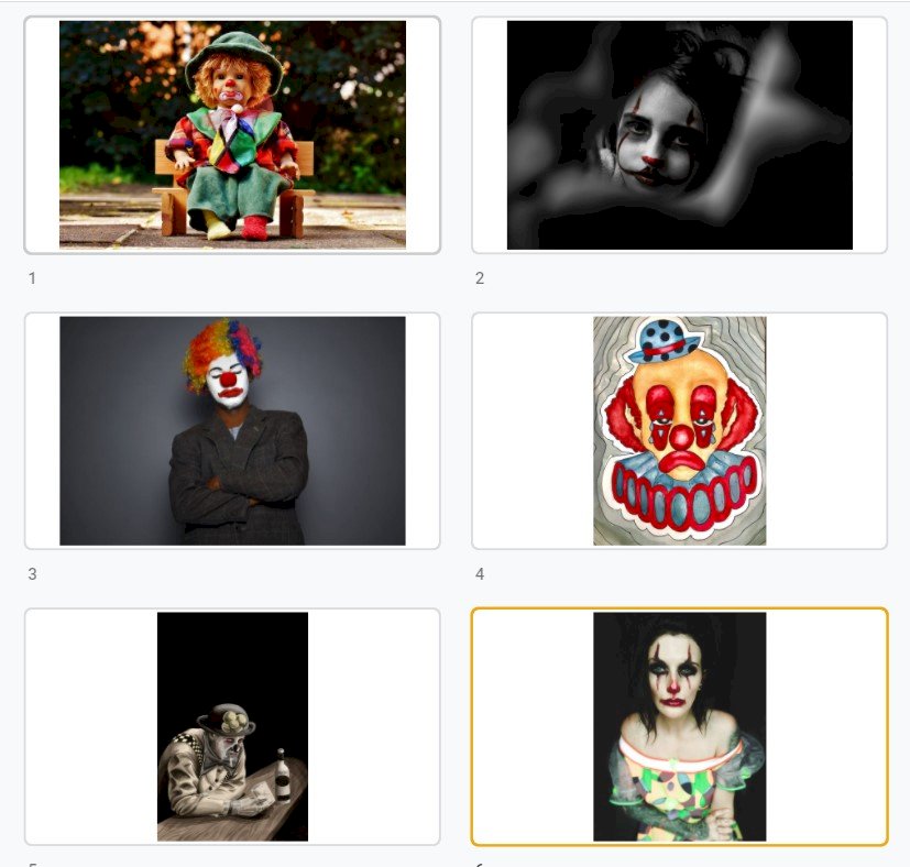 Hình ảnh chú hề buồn full HD hình ảnh chất lượng cao, kích thước lớn