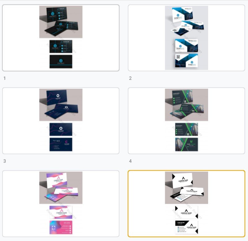 Mẫu card visit sáng tạo đẹp file Vectors, AI, EPS, PSD tải miễn phí